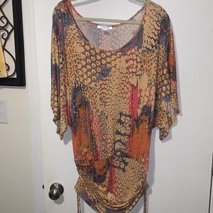 VENUS Multicolor Animal Print Mini Dress